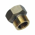 American Imaginations 0.75 in. x 0.75 in. Brass Hose Adapter AI-38717